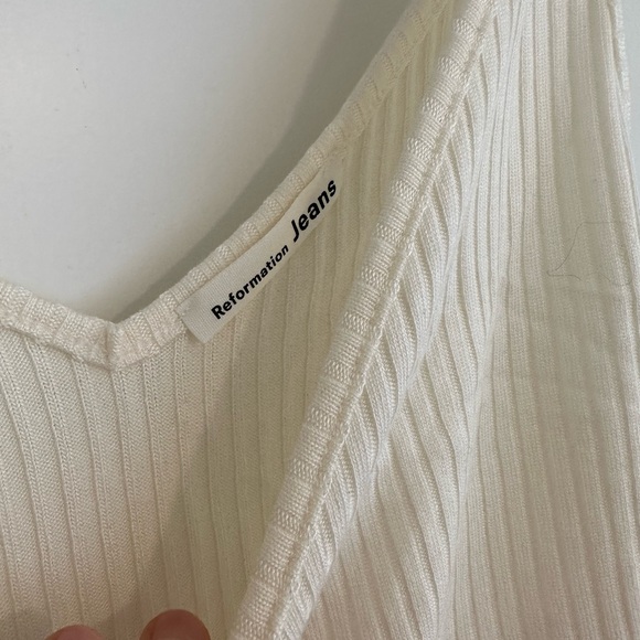 Reformation tie sleeve top Medium - Picture 4 of 5